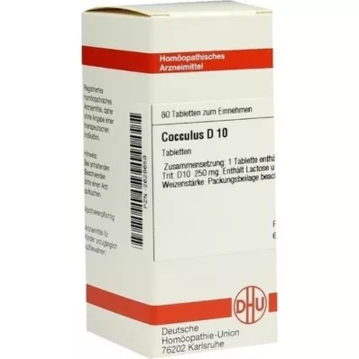 COCCULUS D10, 80 tk