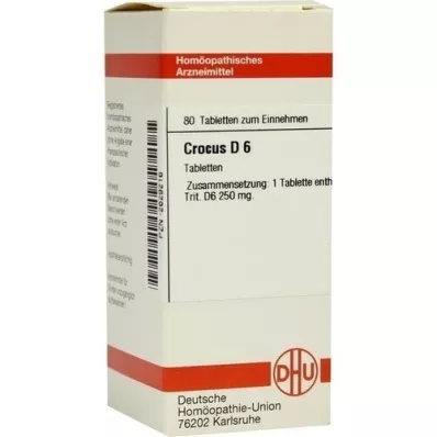 CROCUS D 6 tabletid, 80 tk
