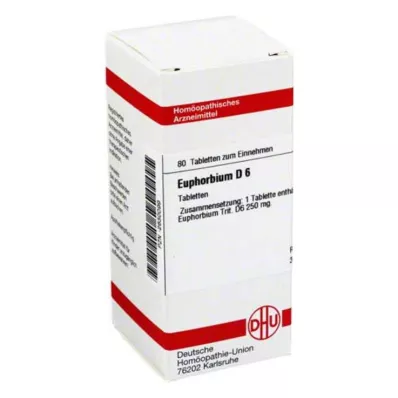 EUPHORBIUM D 6 tabletti, 80 tk EUPHORBIUM D 6 tabletti, 80 tk