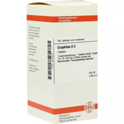 GRAPHITES D 3 tabletid, 200 tk