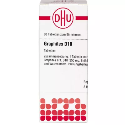 GRAPHITES D 10 tabletid, 80 tk