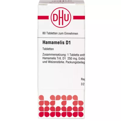 HAMAMELIS D 1 tabletid, 80 tk