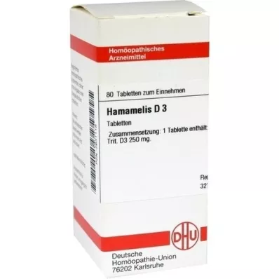 HAMAMELIS D 3 tabletid, 80 tk HAMAMELIS D 3 tabletid, 80 tk