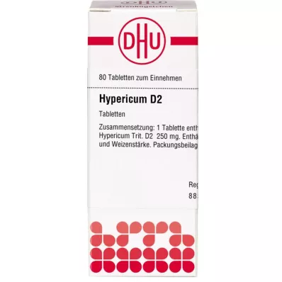HYPERICUM D 2 tabletid, 80 tk HYPERICUM D 2 tabletid, 80 tk