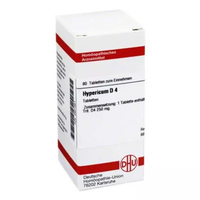 HYPERICUM D 4 tabletti, 80 tk