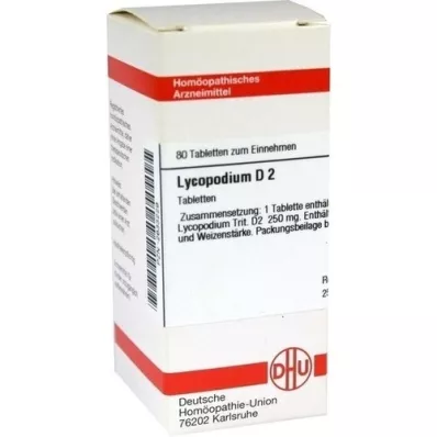 LYCOPODIUM D 2 tabletid, 80 tk LYCOPODIUM D 2 tabletid, 80 tk
