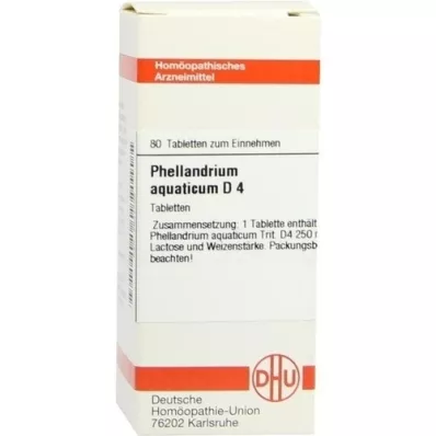 PHELLANDRIUM AQUATICUM D 4 tabletid, 80 tk