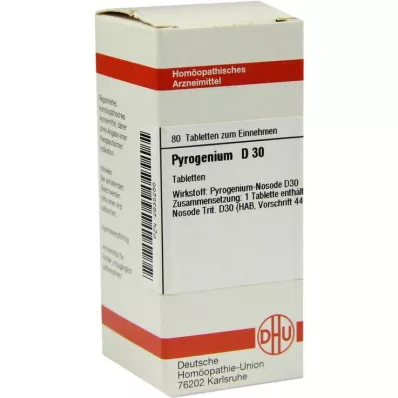 PYROGENIUM D 30 tabletti, 80 tk