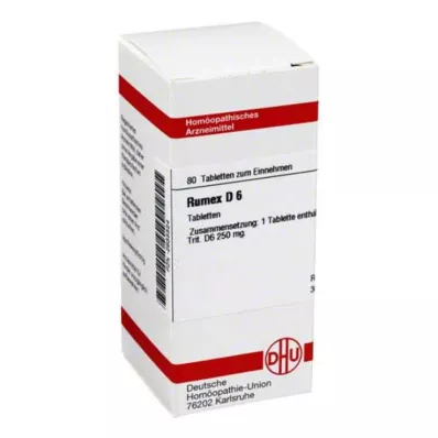 RUMEX D 6 tabletti, 80 tk RUMEX D 6 tabletti, 80 tk
