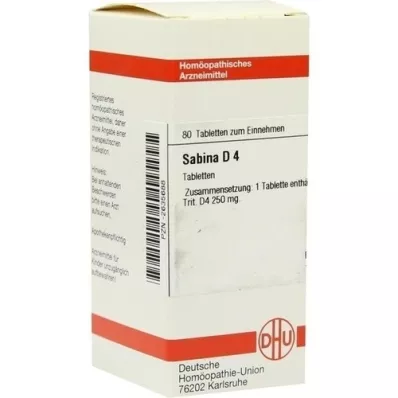 SABINA D 4, 80 tk