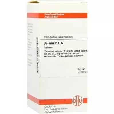 SELENIUM D 6 tabletid, 200 tk