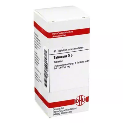 TABACUM D 6 tabletti, 80 tk TABACUM D 6 tabletti, 80 tk