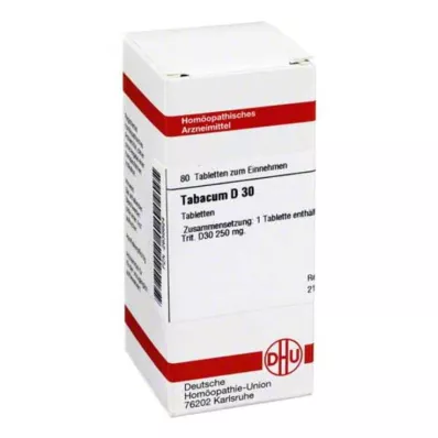 TABACUM D 30 tabletti, 80 tk