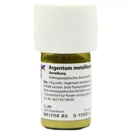 ARGENTUM METALLICUM Praeparatum D 20 Trituratsioon, 20 g