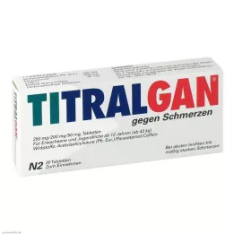TITRALGAN Valuvaigisti tabletid, 20 tk