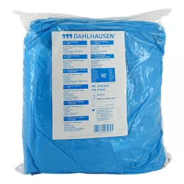 BESUCHERKITTEL kootud kätistega sidumiseks 120x144 cm sinine, 10 tk