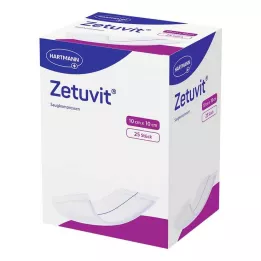 ZETUVIT Imavad kompressid steriilsed 10x10 cm, 25 tk