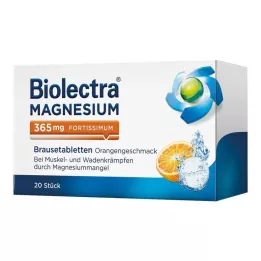 BIOLECTRA Magneesium 365 mg fortissimum Orange, 20 tk