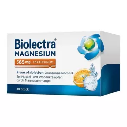 BIOLECTRA Magneesium 365 mg fortissimum Orange, 40 tk
