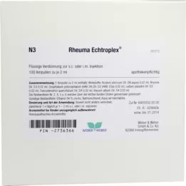 RHEUMA ECHTROPLEX süstimislahus, 100x2 ml