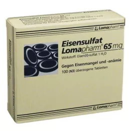 EISENSULFAT Lomapharm 65 mg kaetud tabletid, 100 tk
