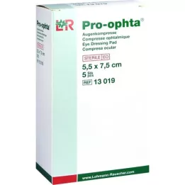 PRO-OPHTA Comress 5,5x7,5 cm steriilne, 5 tk