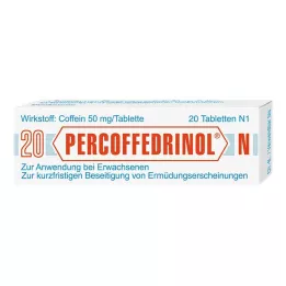 PERCOFFEDRINOL N 50 mg tabletid, 20 tk