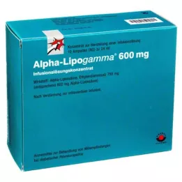 ALPHA-LIPOGAMMA 600 mg infusioonilahuse kontsentraat, 10X24 ml