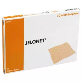 JELONET Parafiinmarli 10x10 cm steriilne, 10 tk