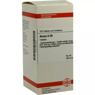 Arnica D 30, 200 tk
