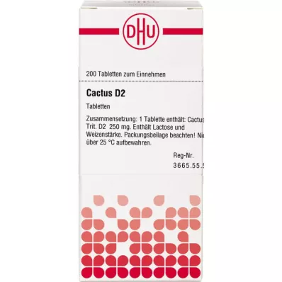 CACTUS D 2 tabletid, 200 tk CACTUS D 2 tabletid, 200 tk