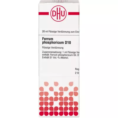 Ferrum Phos D10, 20 ml