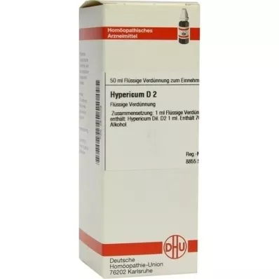 HYPERICUM D 2 lahjendus, 50 ml HYPERICUM D 2 lahjendus, 50 ml