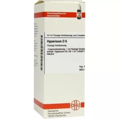 HYPERICUM D 6 lahjendus, 50 ml HYPERICUM D 6 lahjendus, 50 ml
