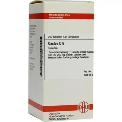 CACTUS D 6 tabletid, 200 tk