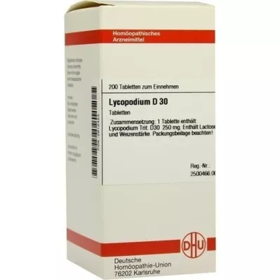 Lycopodium D30, 200 tk