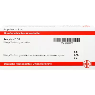 Aesculus D30, 10x1 ml