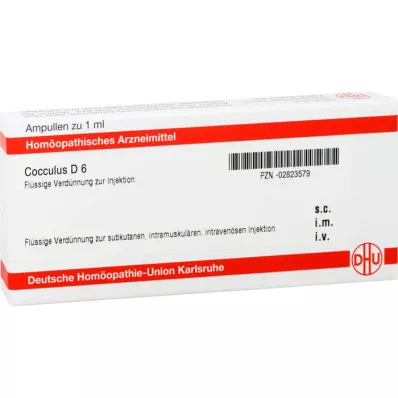 Cocculus D6, 10x1 ml
