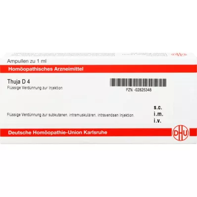 Thuja d 4, 10x1 ml Thuja d 4, 10x1 ml