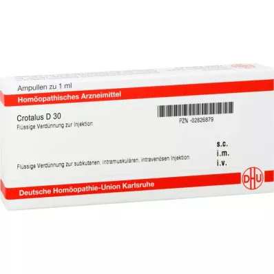 Crotalus D30, 10x1 ml Crotalus D30, 10x1 ml