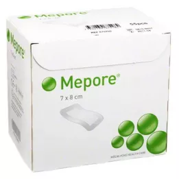 MEPORE Steriilne haavaplaaster 7x8 cm, 55 tk