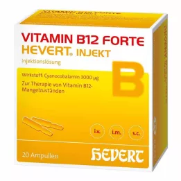 VITAMIN B12 HEVERT forte Injekt ampullid, 20X2 ml