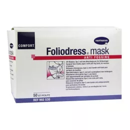 FOLIODRESS mask Comf.anti-udu tüüp II OP-m.roheline, 50 tk