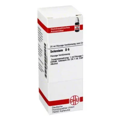SELENIUM D 6 Lahjendus, 20 ml SELENIUM D 6 Lahjendus, 20 ml
