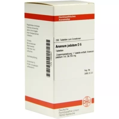 Arsenum JODAT D 6, 200 tk