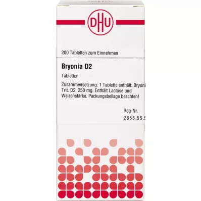 BRYONIA D 2 tabletid, 200 tk BRYONIA D 2 tabletid, 200 tk