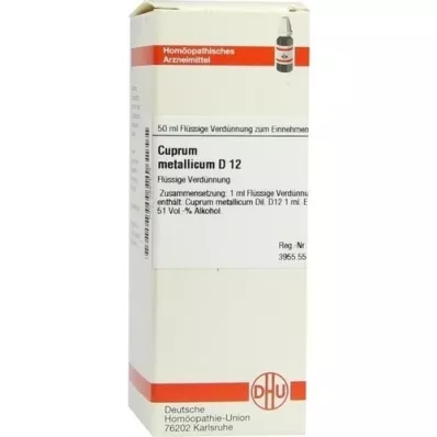 Cuprum Met D12, 50 ml