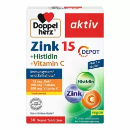 DOPPELHERZ Tsink+Histidiini Depoo tabletid aktiivsed, 30 tk