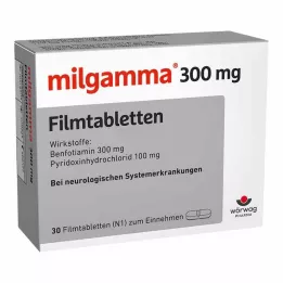 MILGAMMA 300 mg õhukese polümeerikattega tabletid, 30 tk
