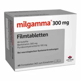 MILGAMMA 300 mg õhukese polümeerikattega tabletid, 60 tk